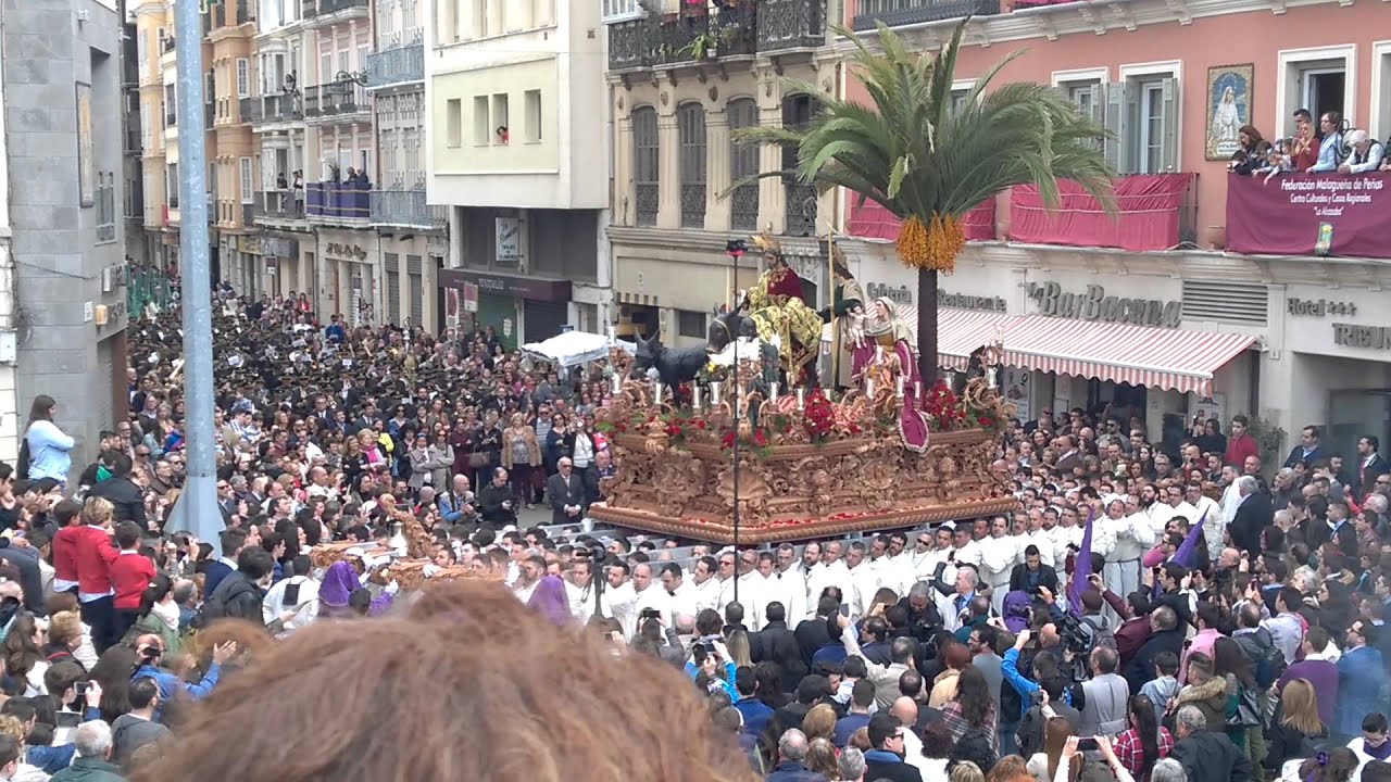 AM Sentencia Jerez 2016 con la Pollinica de Málaga en Tribuna de los Pobres.
