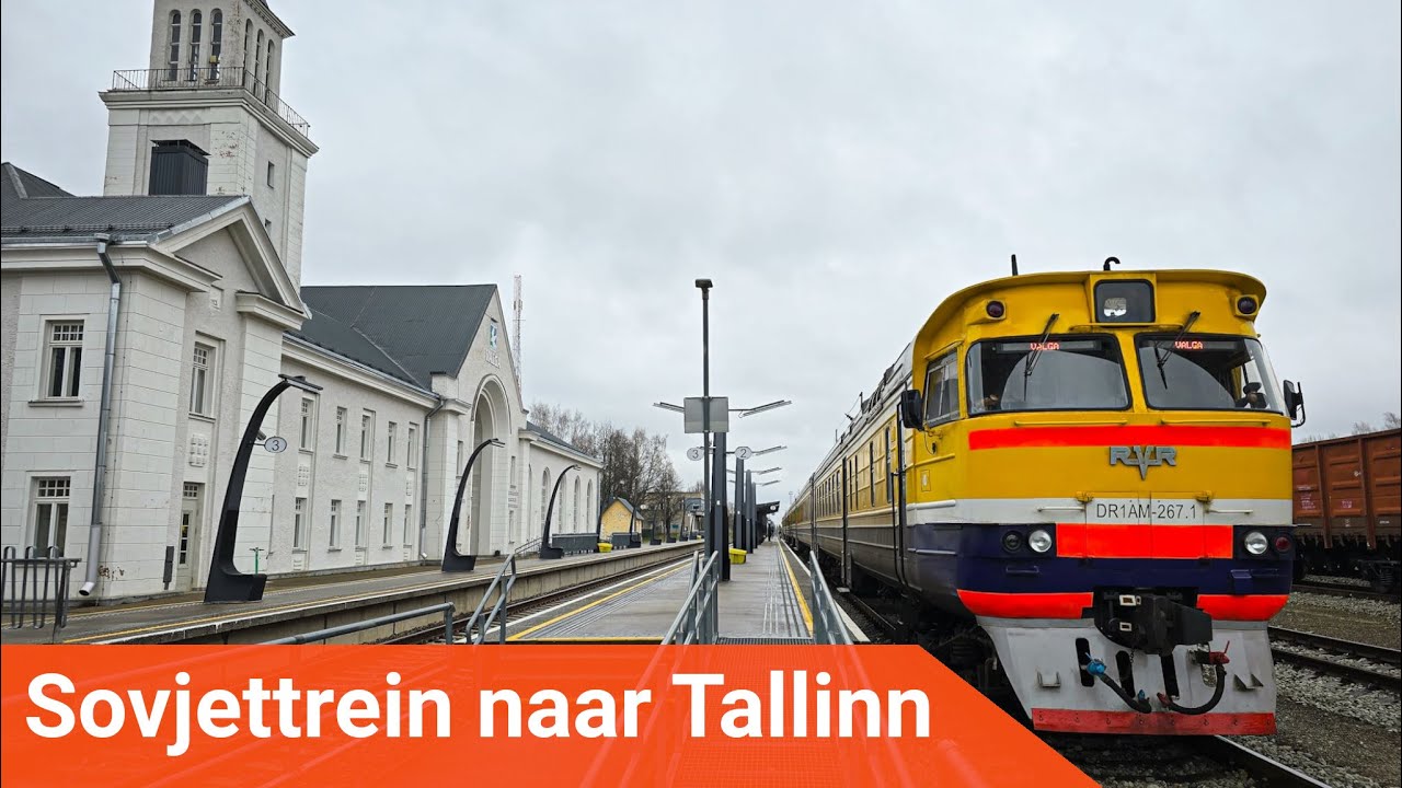 Per SOVJETTREIN van RIGA naar TALLINN 🇱🇻 🇪🇪 #BartVlog