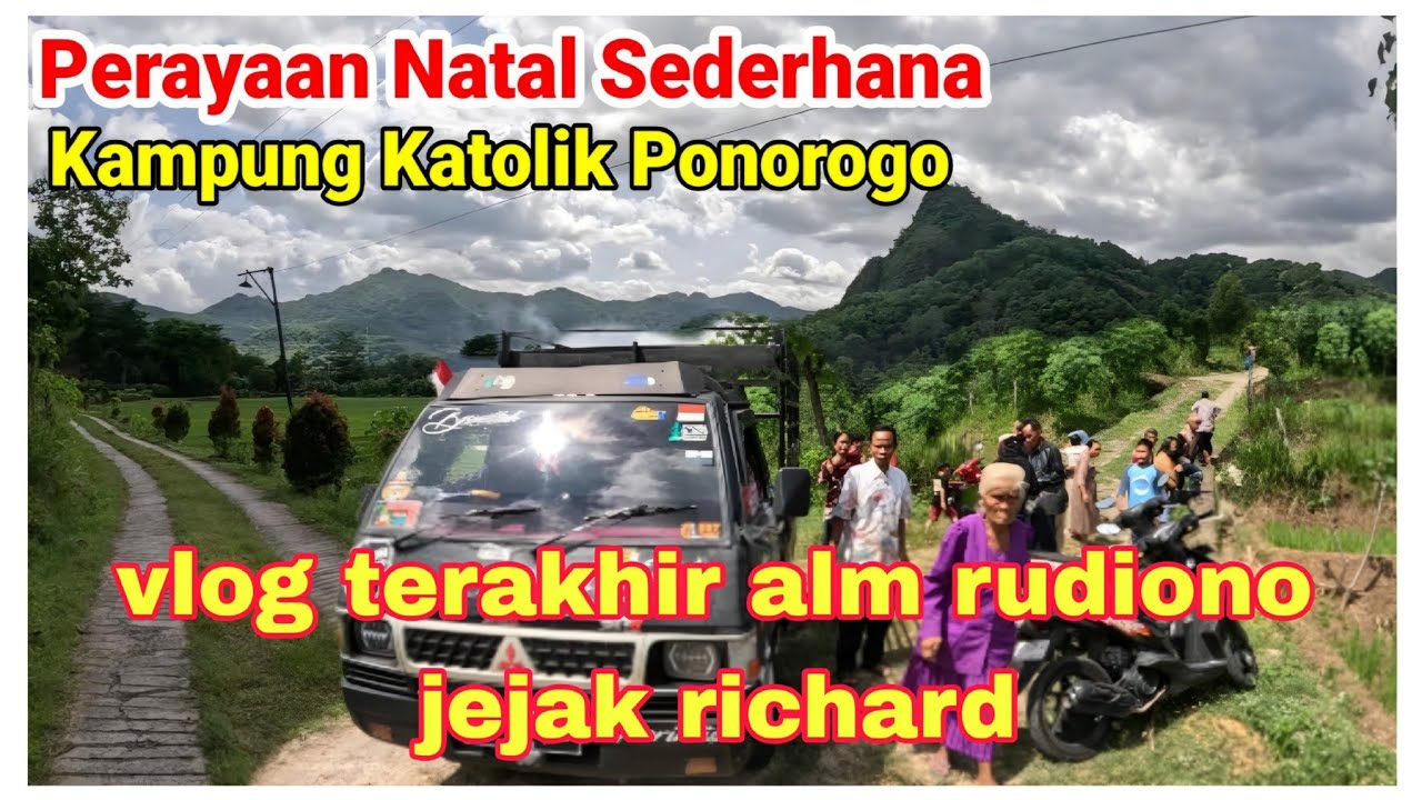 Perayaan Natal Sederhana Kampung katolik Ponorogo 