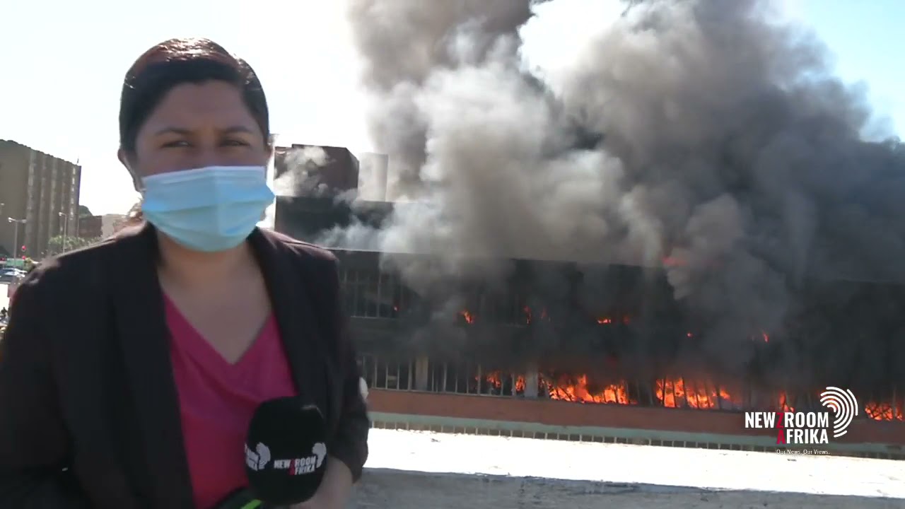 [DEVELOPING] Firefighters continue battling the blaze at a Durban factory