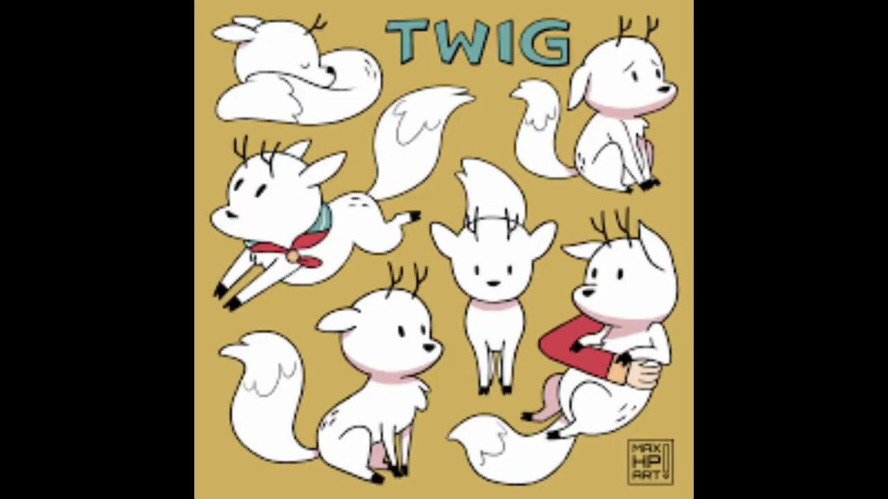 Netflix tv show hilda twig the deer fox being my favorite character
