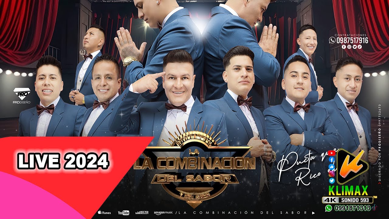 LA COMBINACION DEL SABOR LIVE 2024 / EXITOS SOLO EXTIOS / KLIMAX 4K ENTERTAINMENT