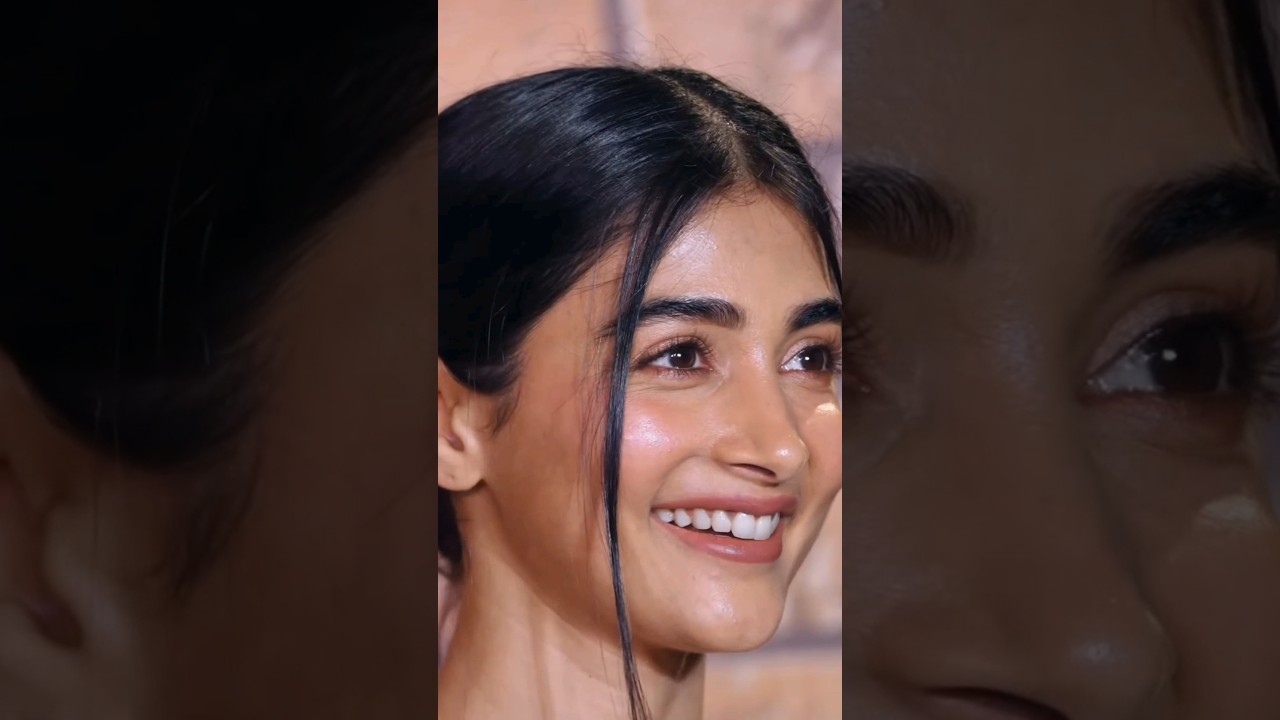 beautiful Pooja Hegde close up video 