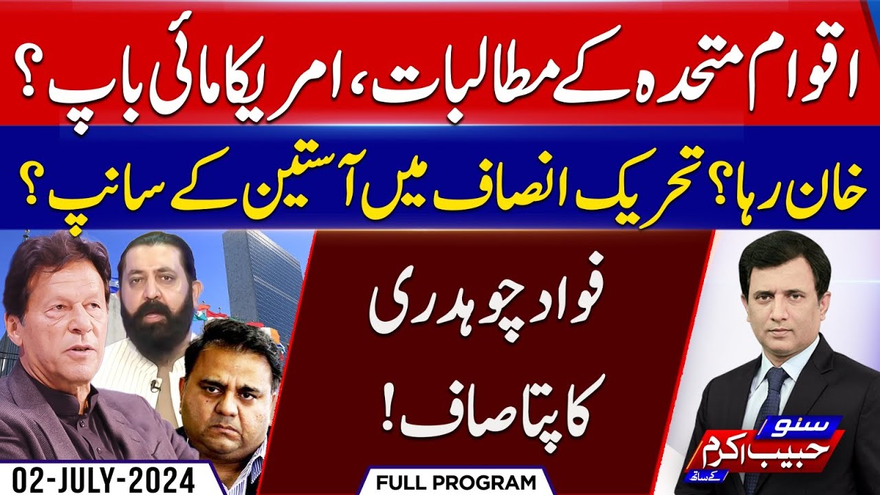 Imran Khan Bags Major Global Support | Suno Habib Akram Kay Sath | EP 354 | 02 July 24 | Suno News