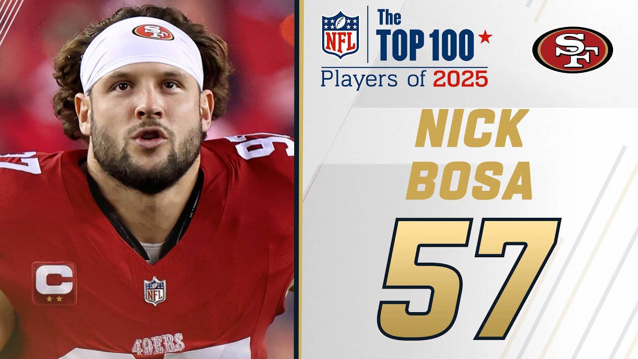57: Nick Bosa (DE, 49ers) | Top 100 Players of 2025
