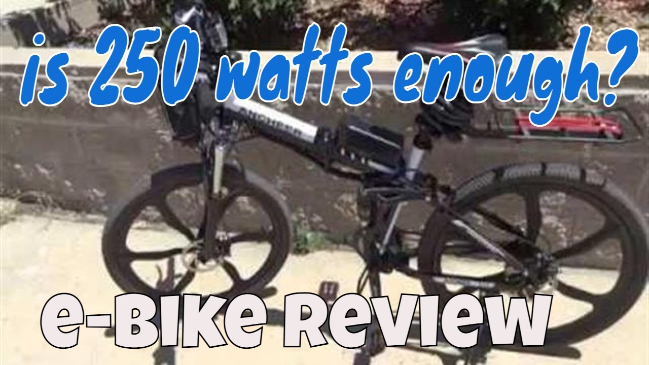 Should you buy a 250 watt electric bike | Is 250 watts enough?  Ancheer ebike review #ebiking