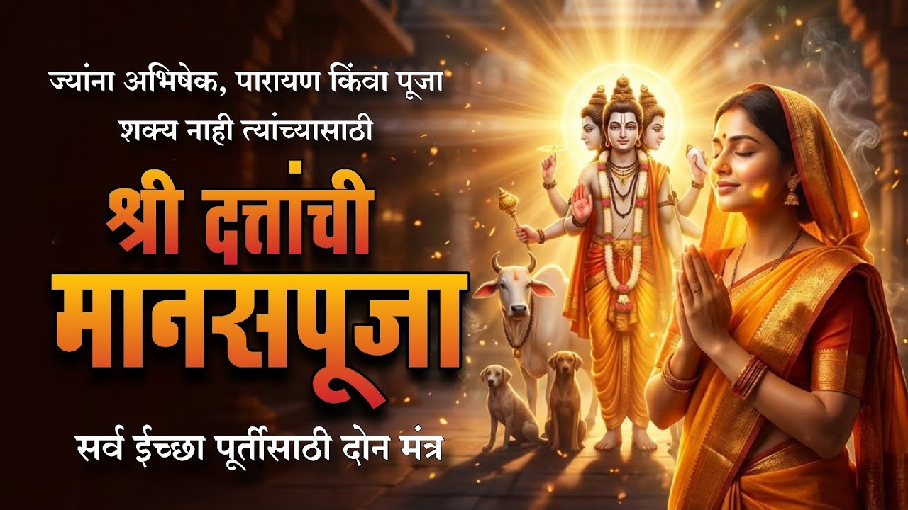  श्री दत्तांची मानसपूजा | Datta Manaspuja | Datta Upasana 