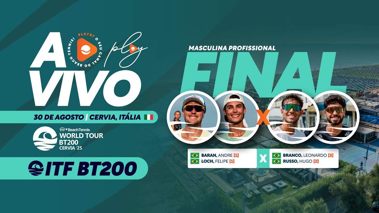 FINAL: ANDRE BARAN/ FELIPE LOCH X LEONARDO BRANCO/ HUGO RUSSO - BT200 CERVIA (ITALIA)