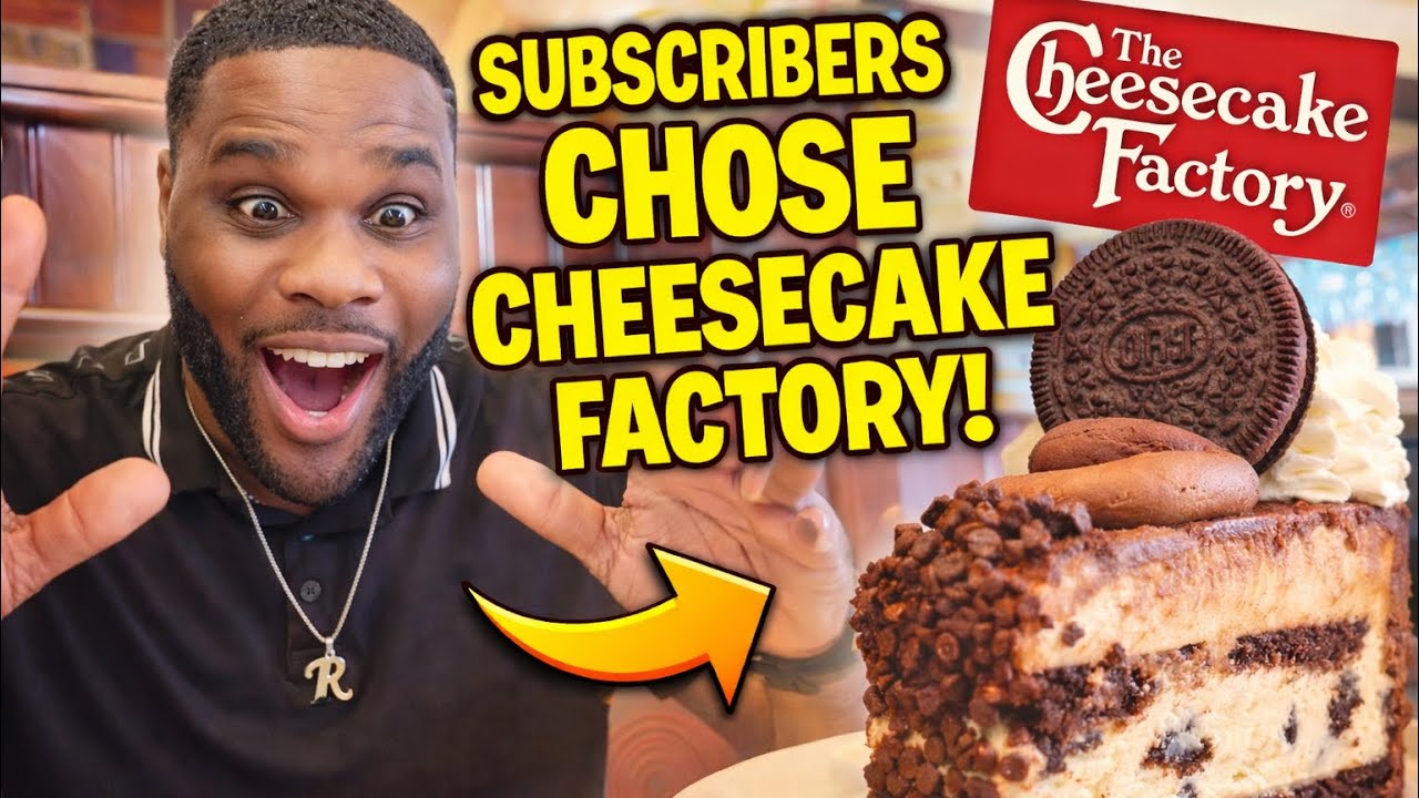 Подписчики выбирают мой ресторан! Обзор еды в Cheesecake Factory в Далласе, штат Техас.