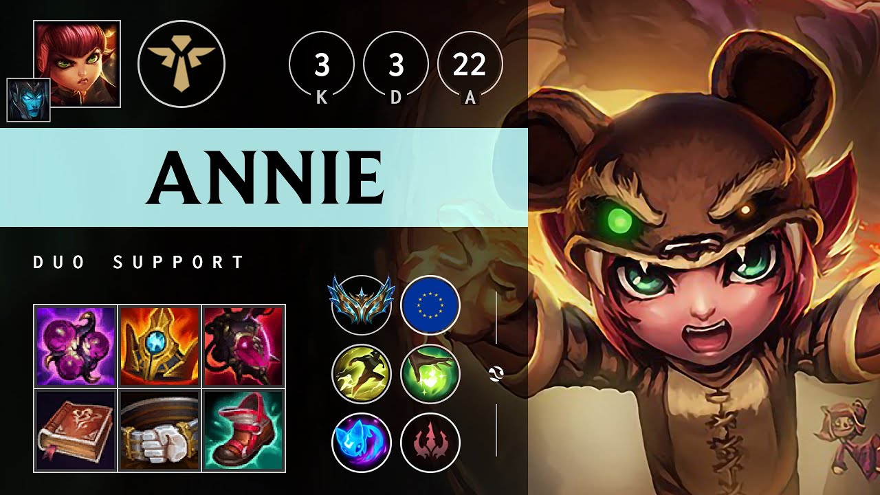 Annie Support vs Poppy - EUW Challenger Patch 25.S1.2