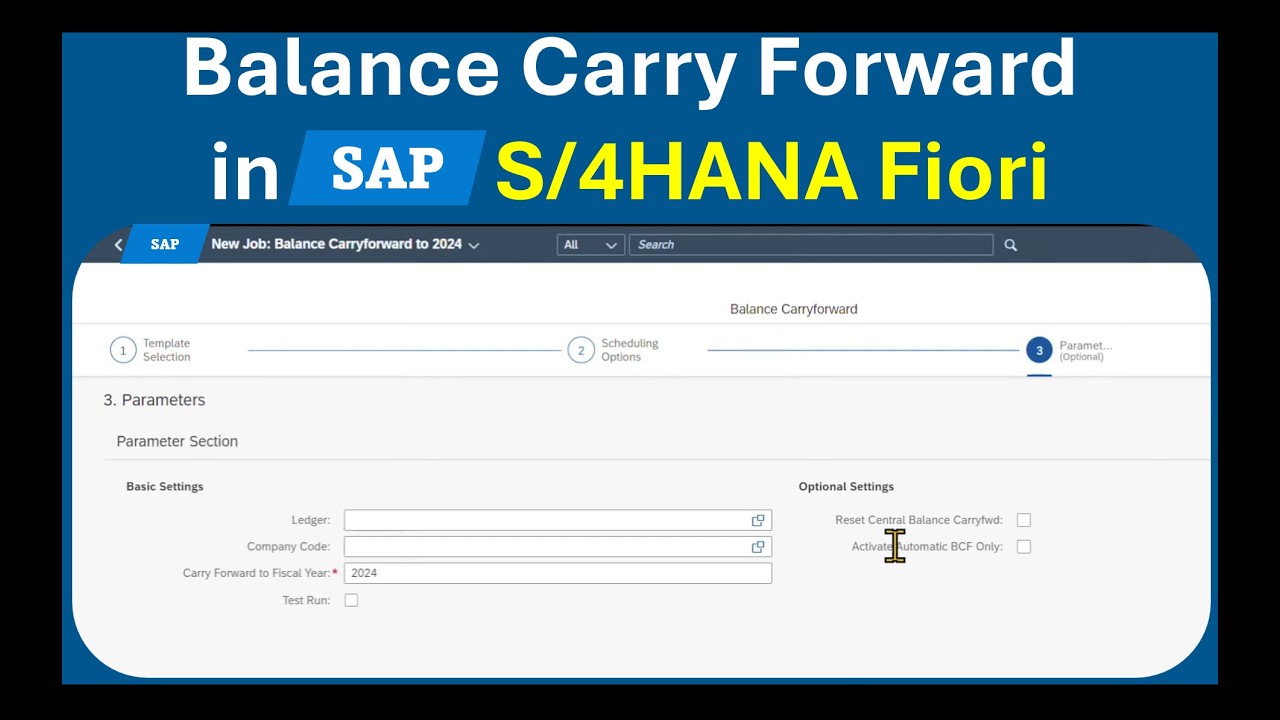 Перенос баланса в SAP S/4HANA Finance
