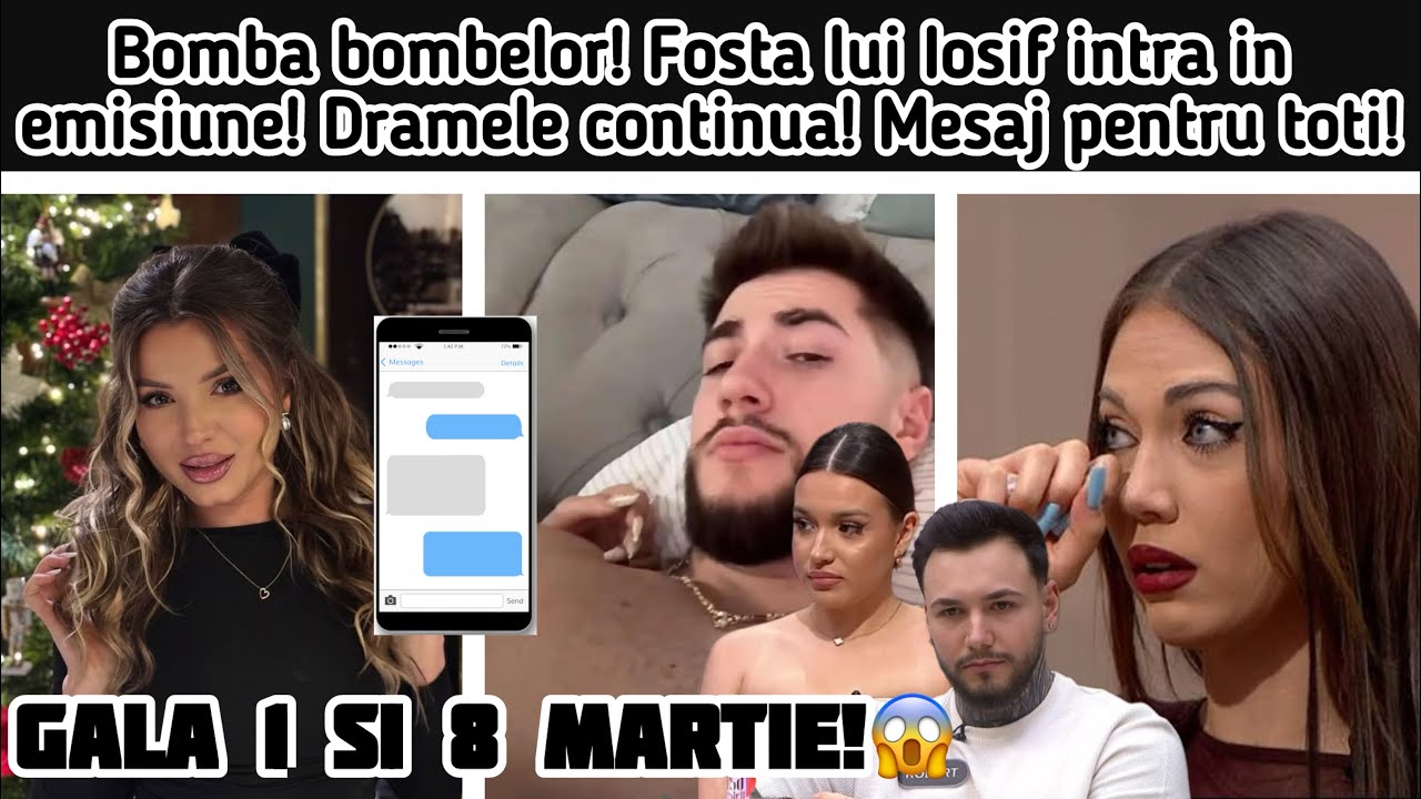 Bomba bombelor! Fosta lui Iosif intra in emisiune! Dramele continua! Mesaj pentru toti!