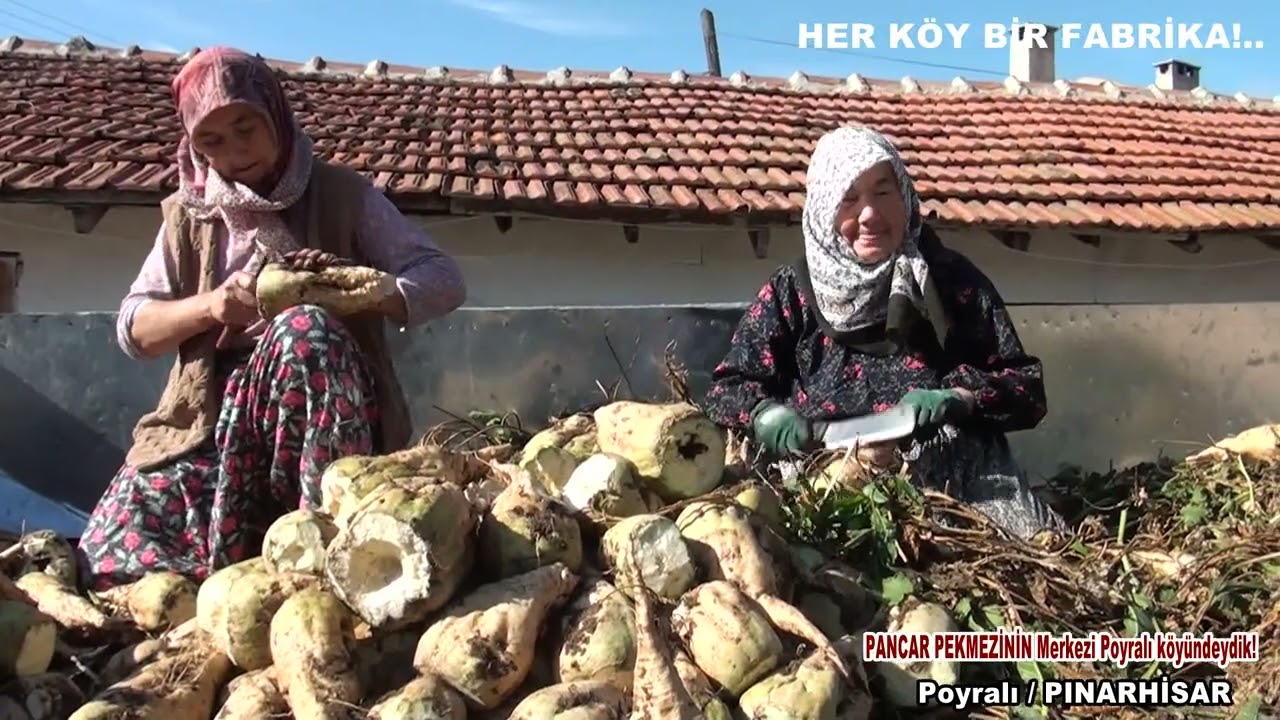 PINARHİSAR POYRALI KÖYÜ PEKMEZİ - KADIN ELİYLE DAHA GÜZEL
