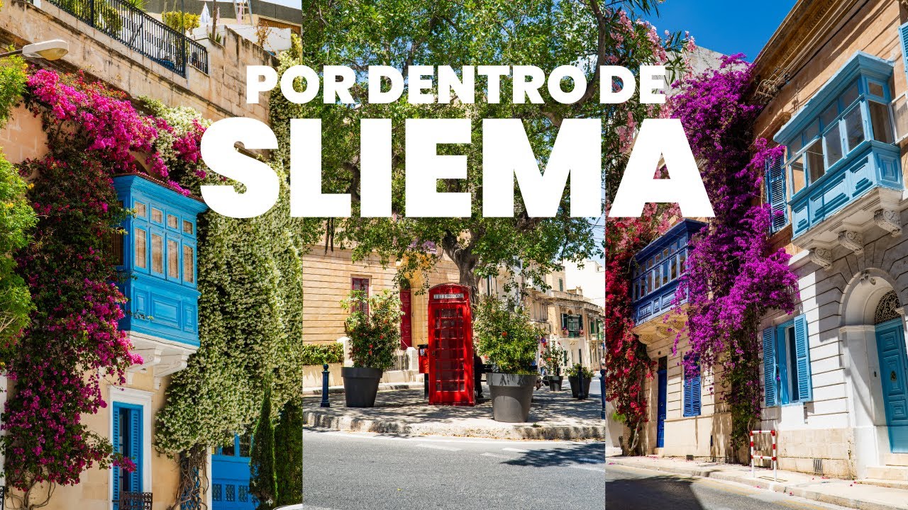 CAMINHANDO POR DENTRO DA CIDADE SLIEMA EM MALTA