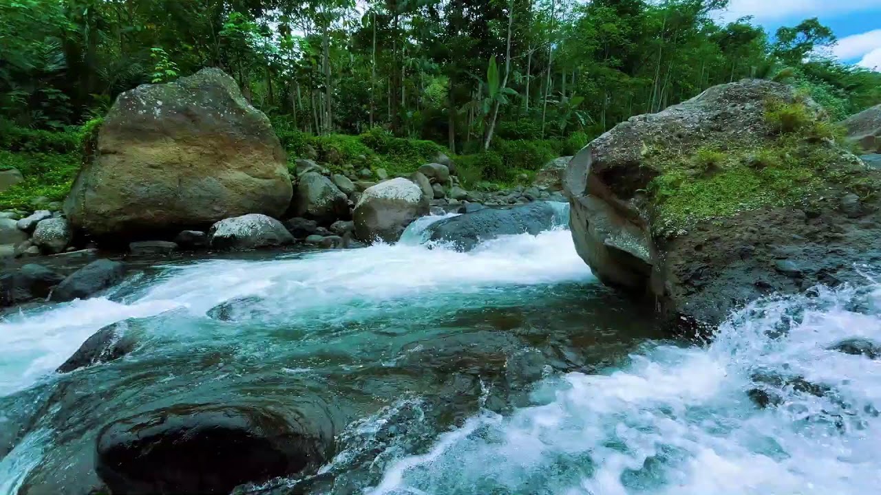 Mountain River Flowing Sounds 24/7 | Nature Sounds White Noise | Flowing Water for Deep Sleep#2