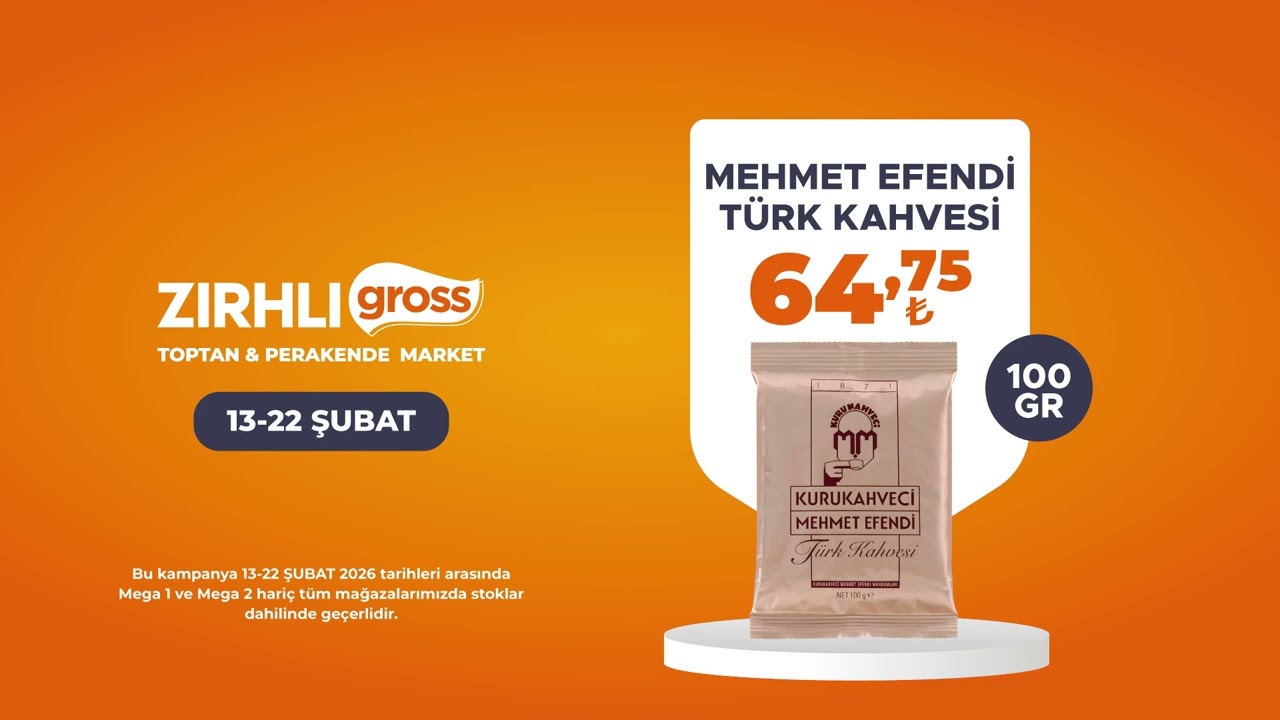 13 - 22 Şubat Zırhlı Gross İndirimleri