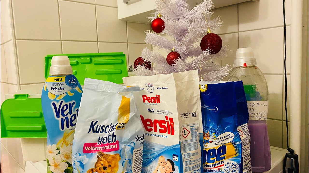 SIEMENS WASCHMASCHINE |Kuschelweich Waschpulver mit Persil sensitiv & Spee megaperls 40 Grad 💙
