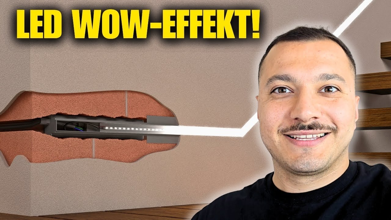 Mit LED-Unterputzschienen zum WOW-Effekt im Haus! 💡