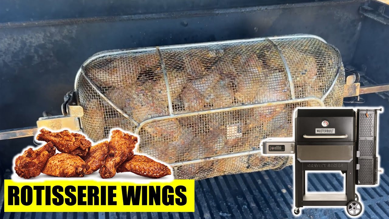Rotisserie Wings on the Masterbuilt Gravity | UFC 300 Fight Foods