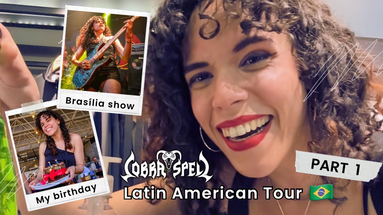 COBRA SPELL Tour Vlog 🎸 Latin American Tour: Galeria do Rock, Brasília Show | Noelle dos Anjos