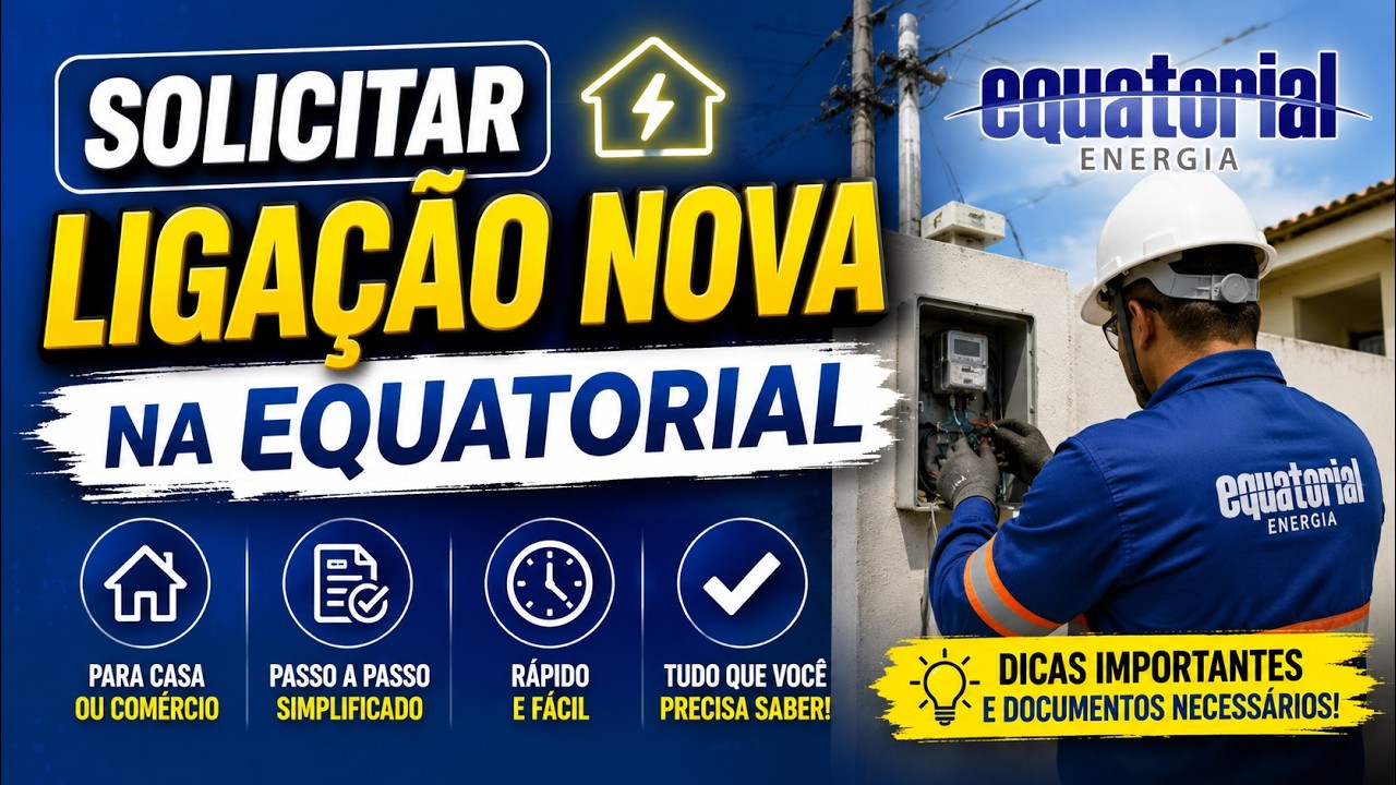 Solicitar ligaçao nova na equatorial