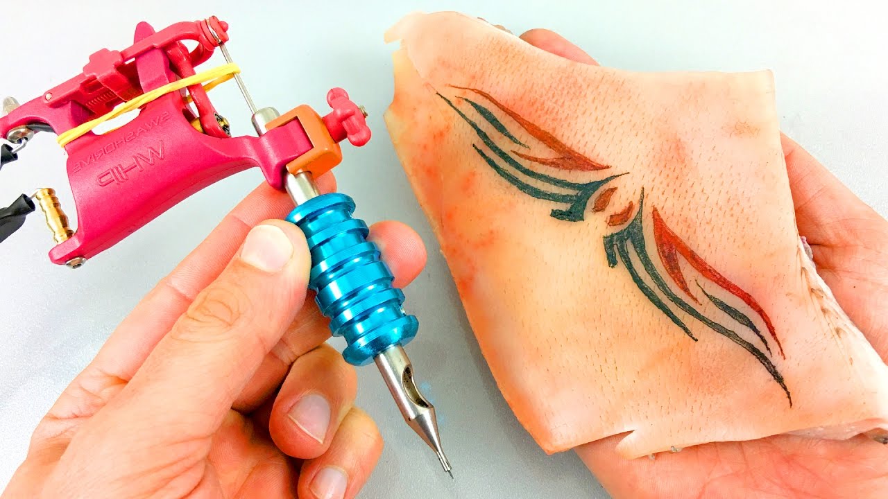 How to make tattoo at home with tattoo machine | tattoo making on hand | How to make tattoo | tattoo