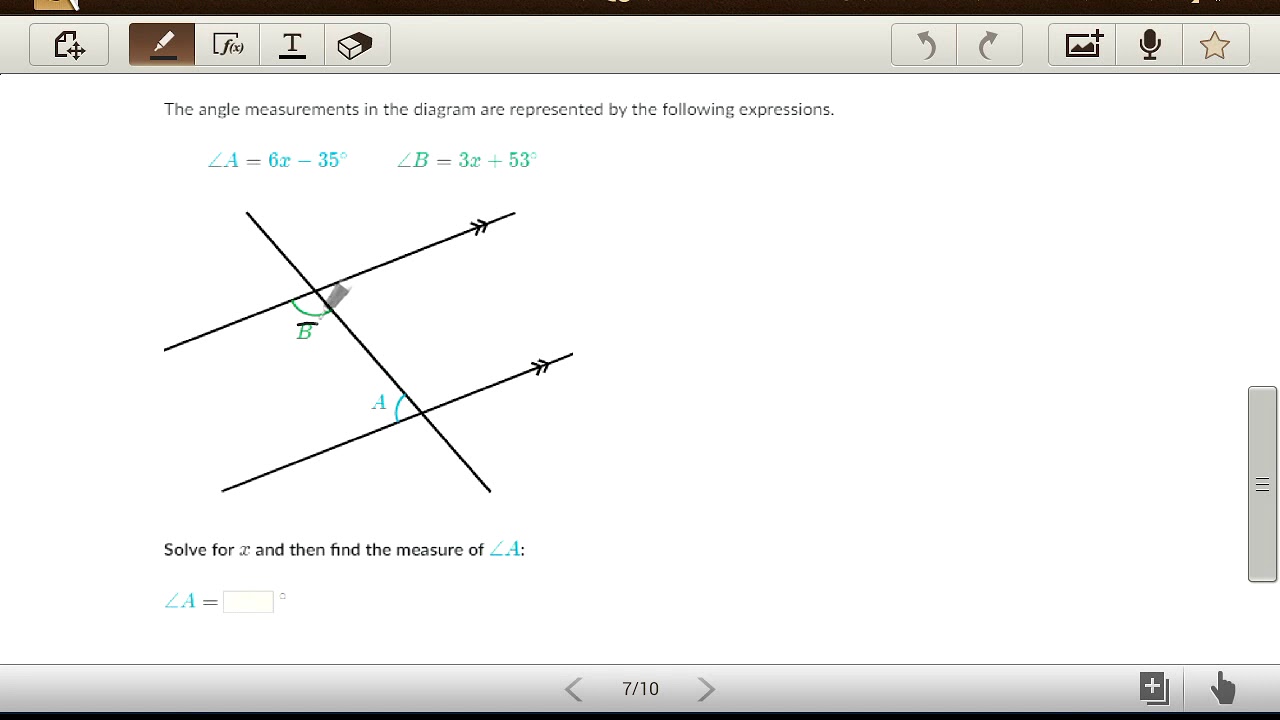 Geometry Test Help - Angles