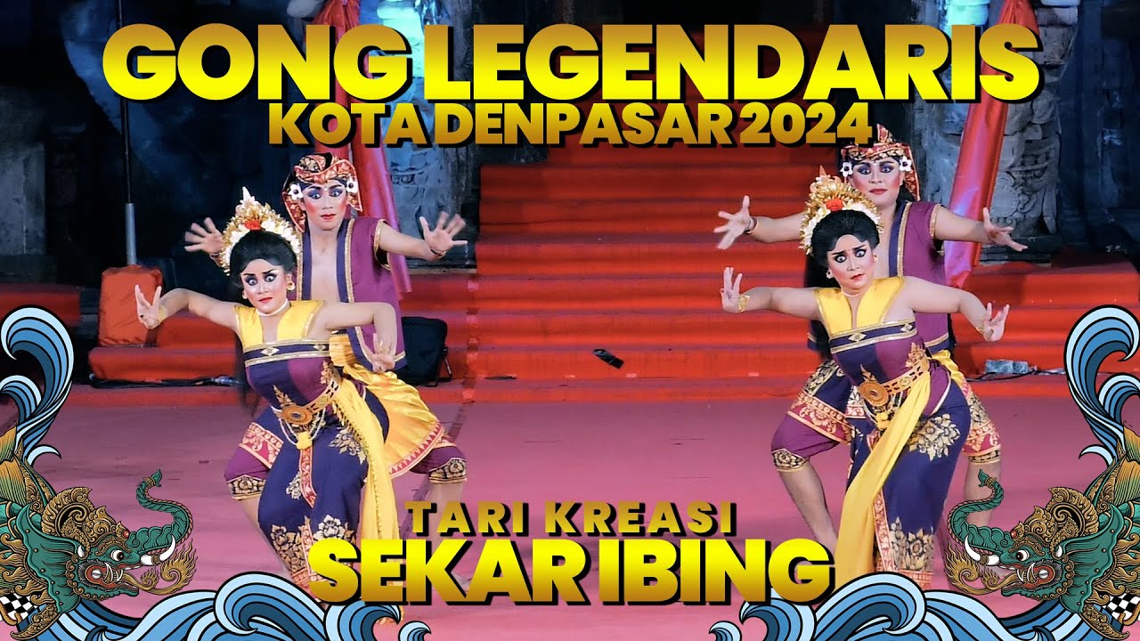 TARI SEKAR SEKAR IBING-GONG LEGENDARIS KOTA DENPASAR 2024