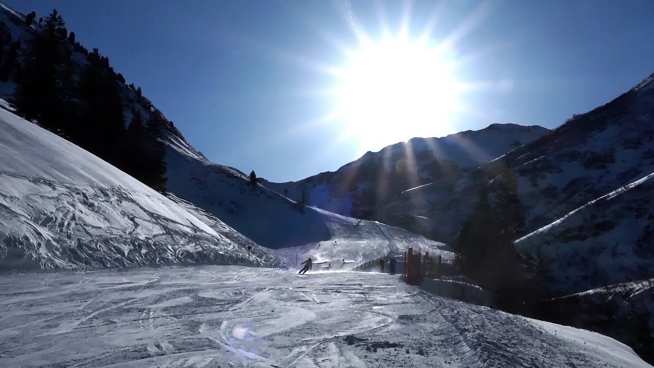 Skiën, shortski, Oberstdorf, Riezlern, Mittelberg, Kleinwalsertal