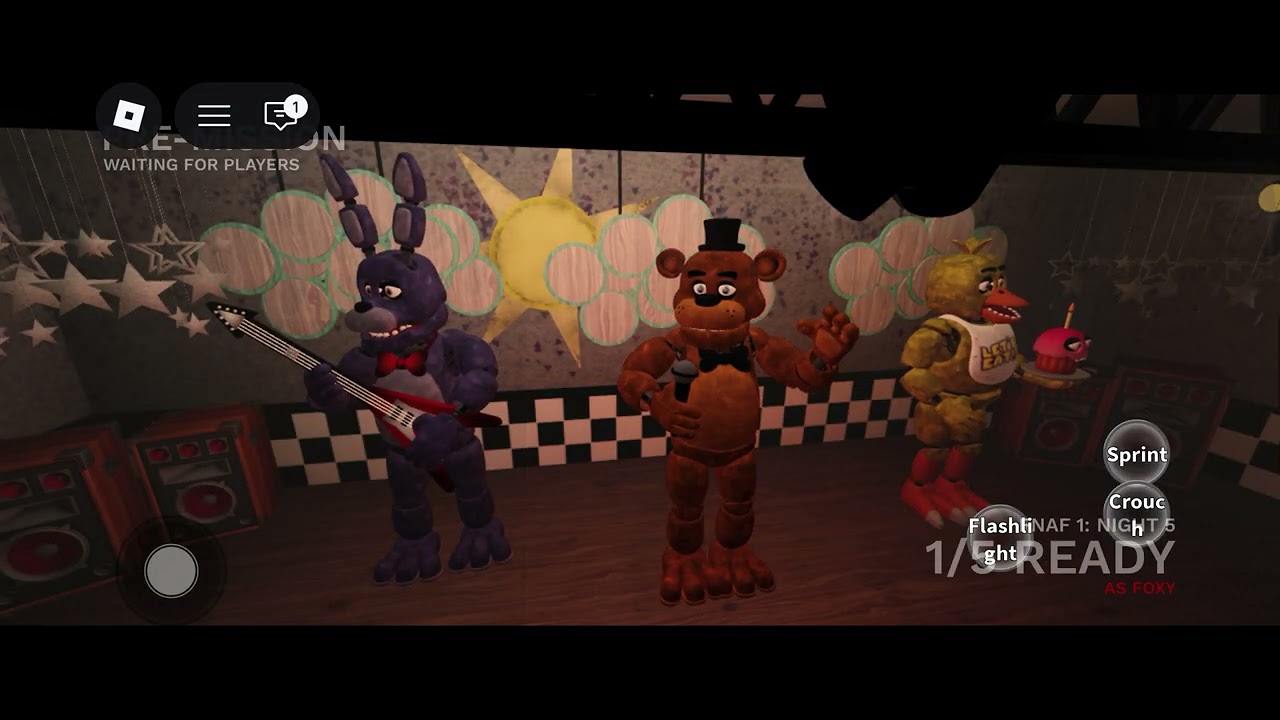 I am playing Fnaf versus three rounds becoming random animatronics ￼￼￼