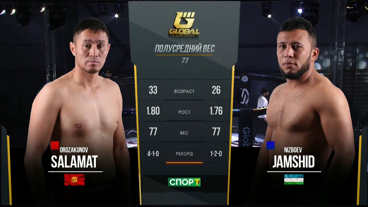 NIZBOEV JAMSHIDvsOROZAKUNOV SALAMAT GLOBAL championship 2