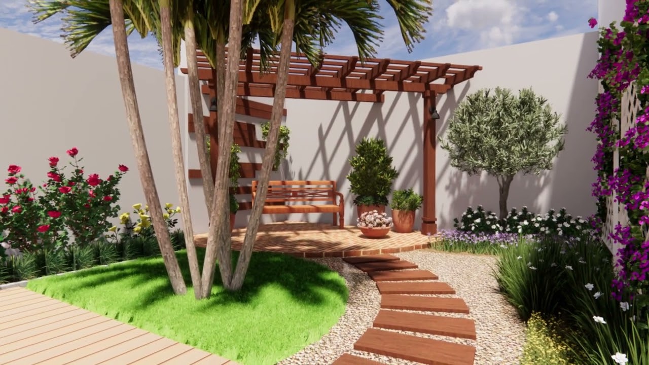 Projeto de Paisagismo _ Pergolado _ Sra. Marlene| Mercadao de Flores | Roberto Konzen