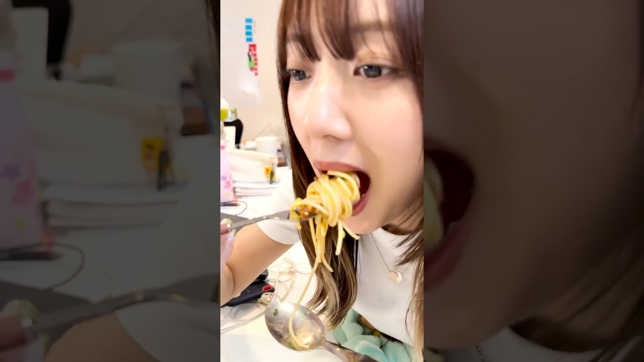 部下の荒井は夏菜さんに似てる？#飯テロ #冷やしパスタ #ネギ星人