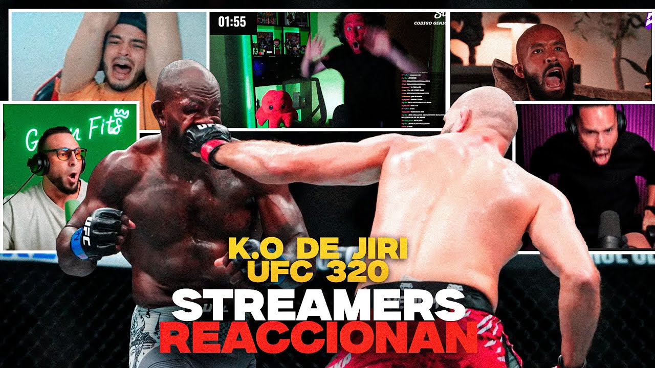 STREAMERS REACCIONAN AL HISTÓRICO K.O DE JIRI PROCHAZKA A KHALIL ROUNTREE | UFC 320 EN ESPAÑOL