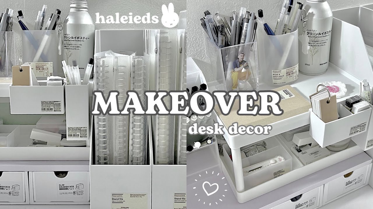 MAKEOVER 🖇️: deskdecor + minimalistic ( haul, shopping & shopee, etc).