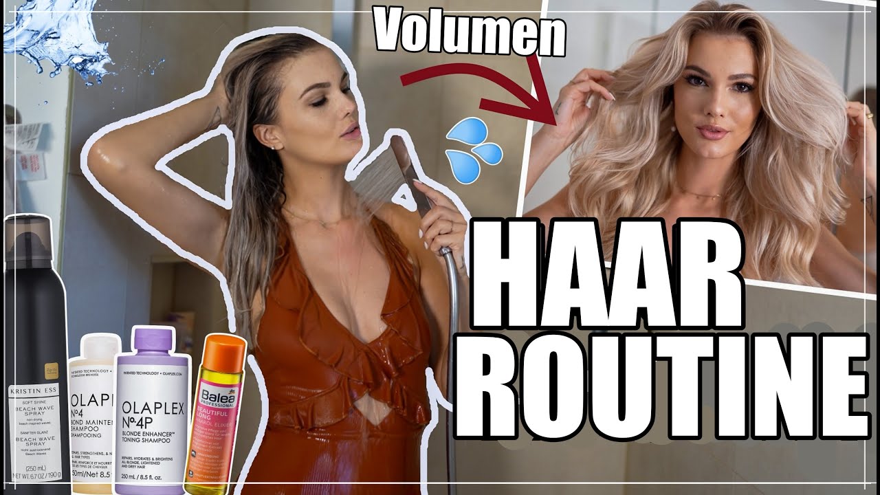 MEINE HAARROUTINE - Lange und Gesunde Haare mit viel VOLUMEN 😍 I Cindy Jane