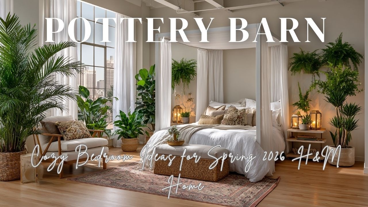 Cozy Bedroom Ideas for Spring 2026  H&M Home & Pottery Barn Inspired Comfort