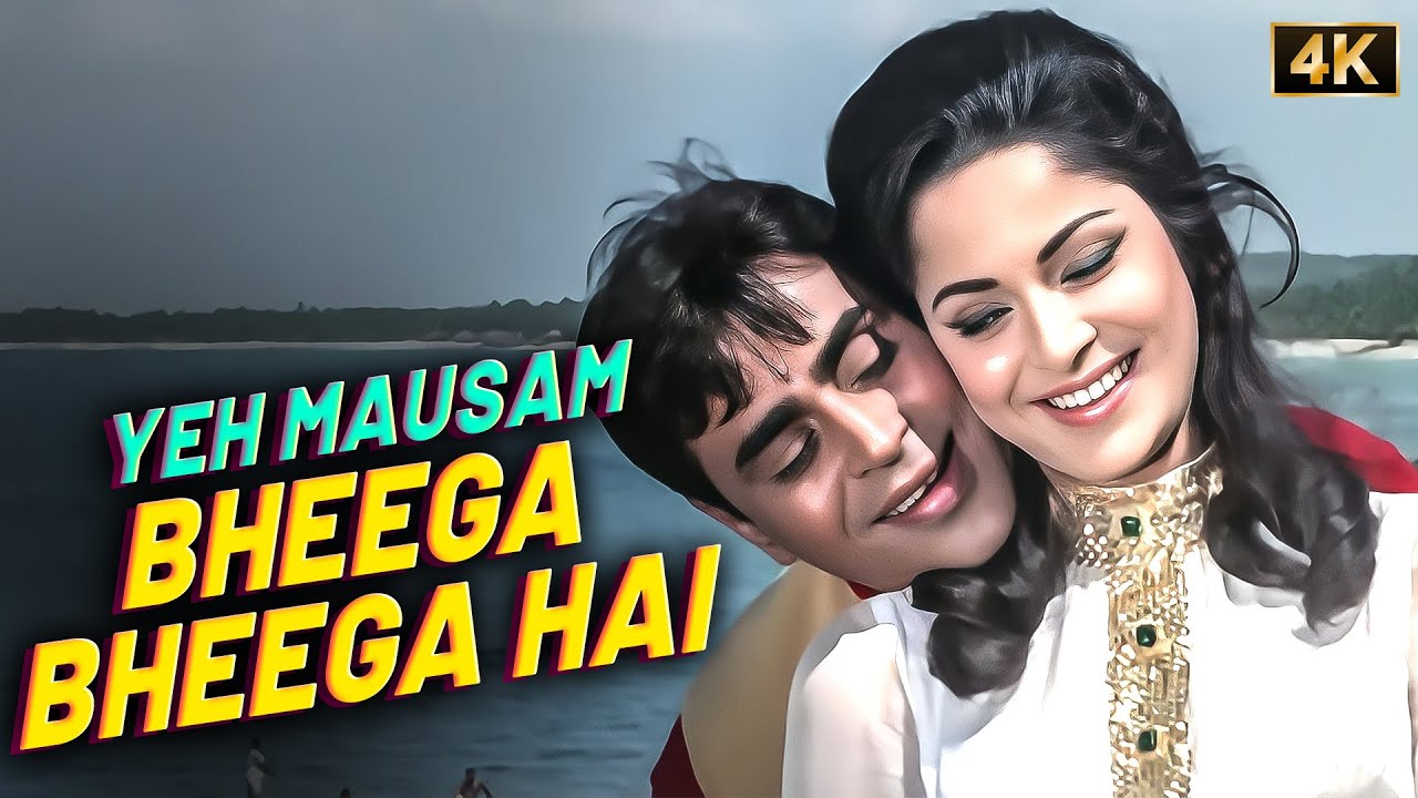 Yeh Mausam Bheega Bheega Hai | Romantic Duet in 4K | Mohammed Rafi & Lata Mangeshkar