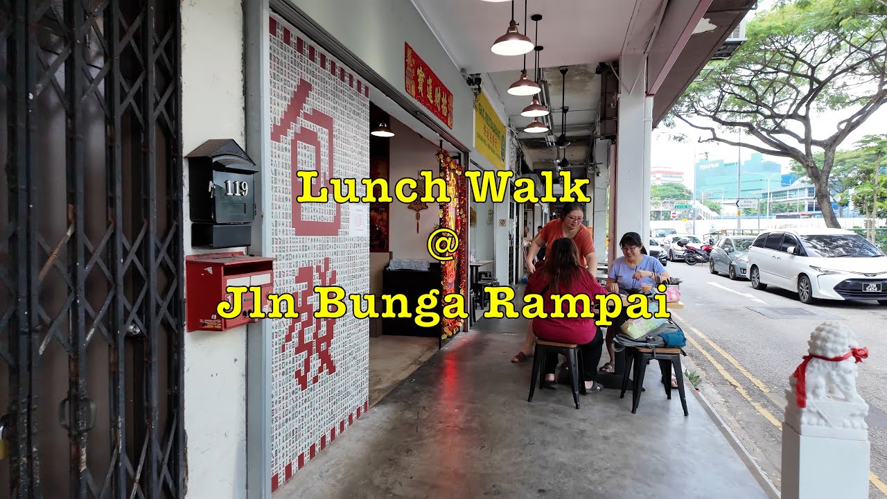 Jln Bunga Rampai Walking Tour (around Tai Seng MRT) in 4K #singapore #walkingtour #lunch #oldplace