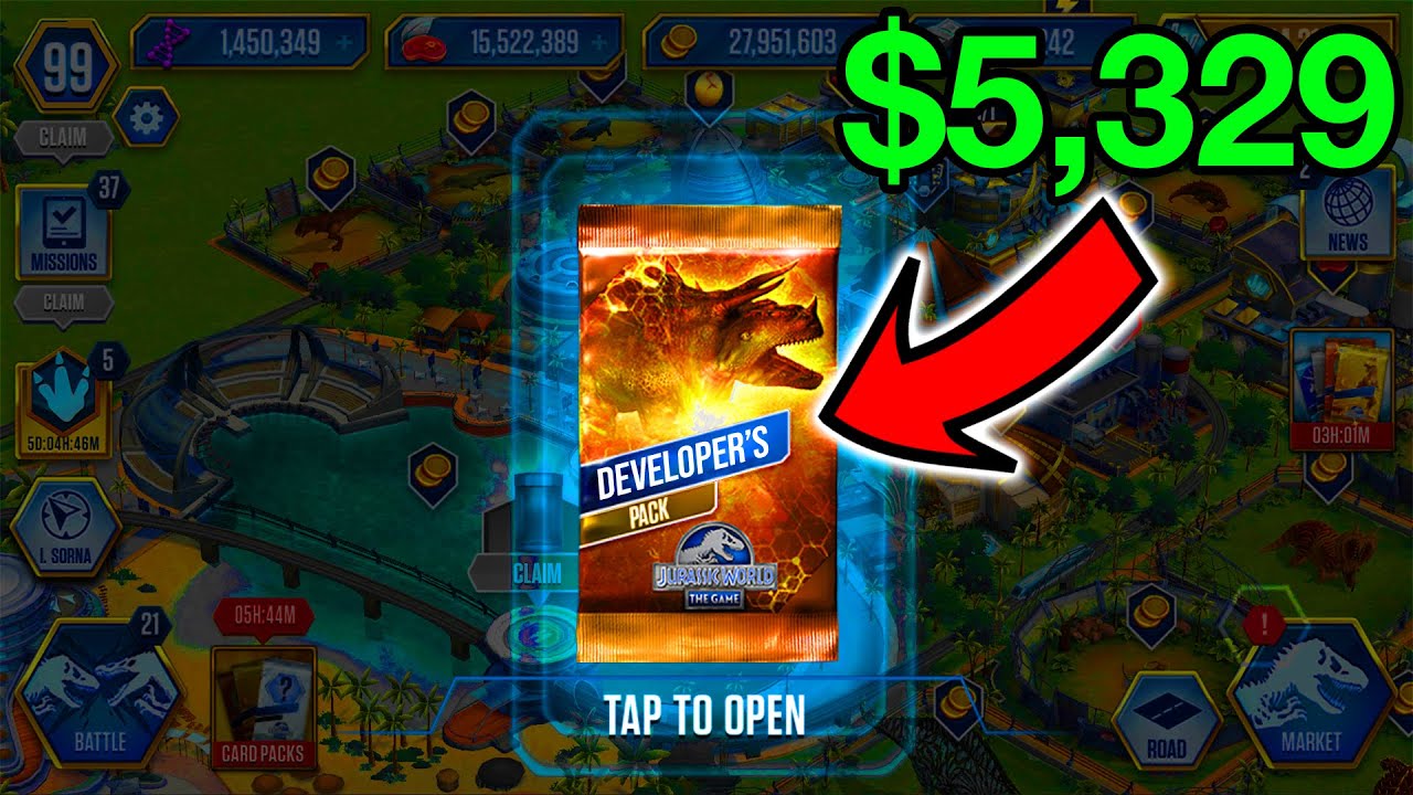 How I Buy Dinos Hybrids in Jurassic World The Game