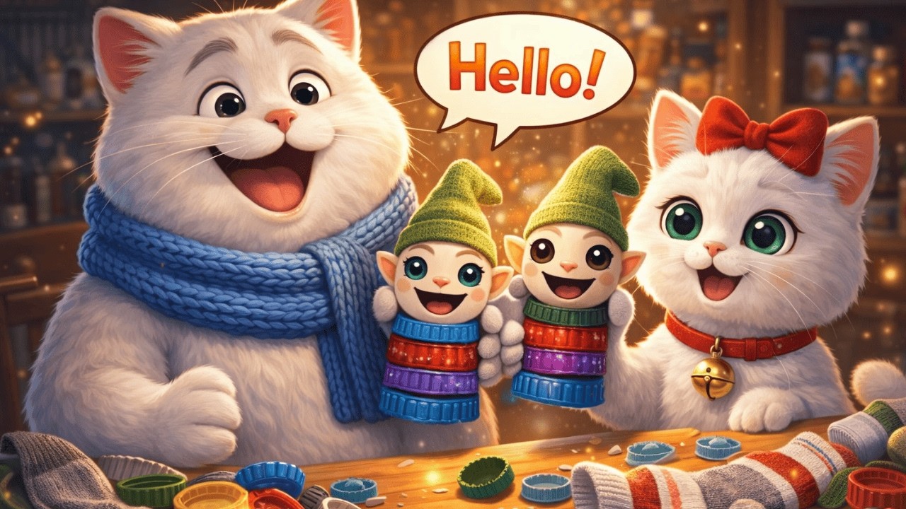 Cute Story Cat: Dad Cat Was SHOCKED When His Kitten Turned Old Socks Into Magic Coins 😱🐱