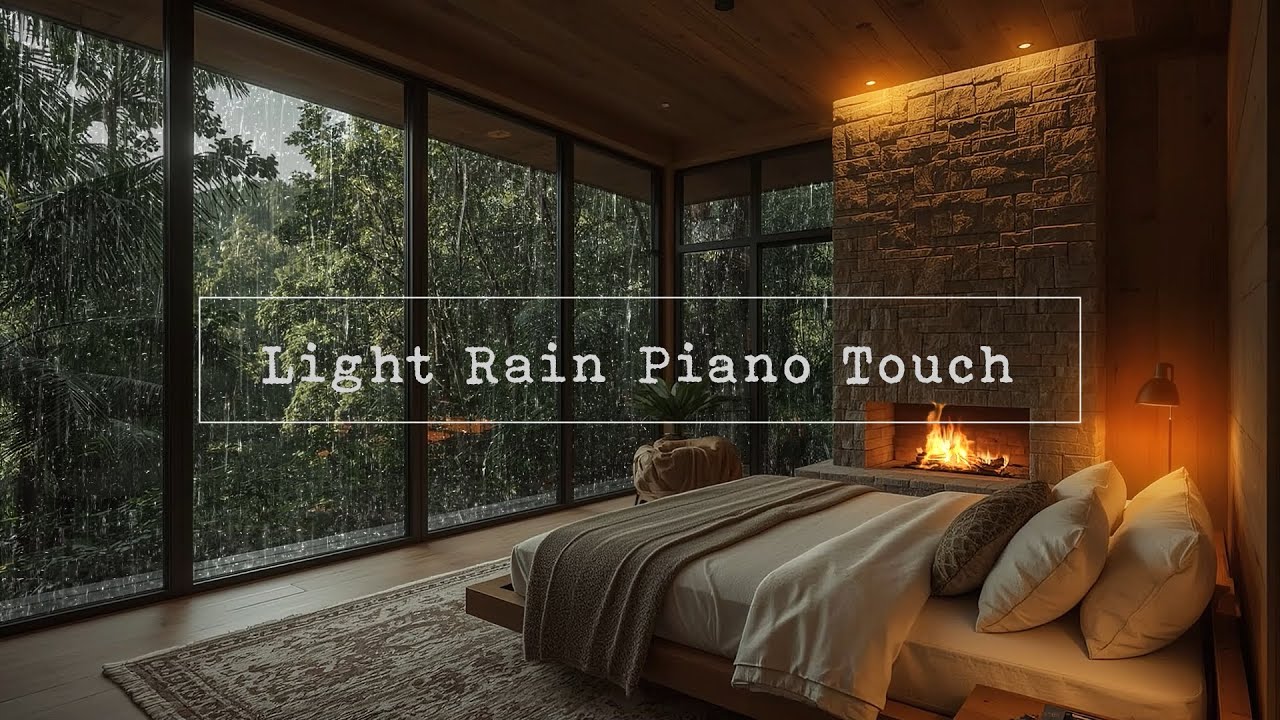 Raindrop Lullaby, Calm Piano Sleep Music