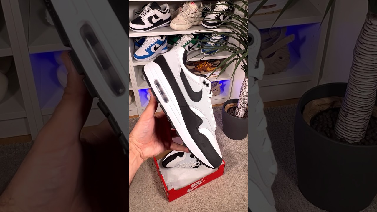 Nike Air Max 1 Black, White and Pure Platinum