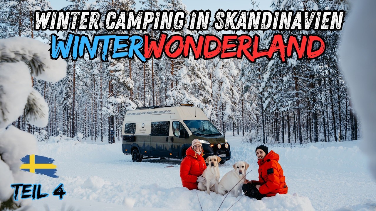 Ohne Drama ins Winterwonderland - Vanlife mit dem Camper durch Schweden! Teil 4