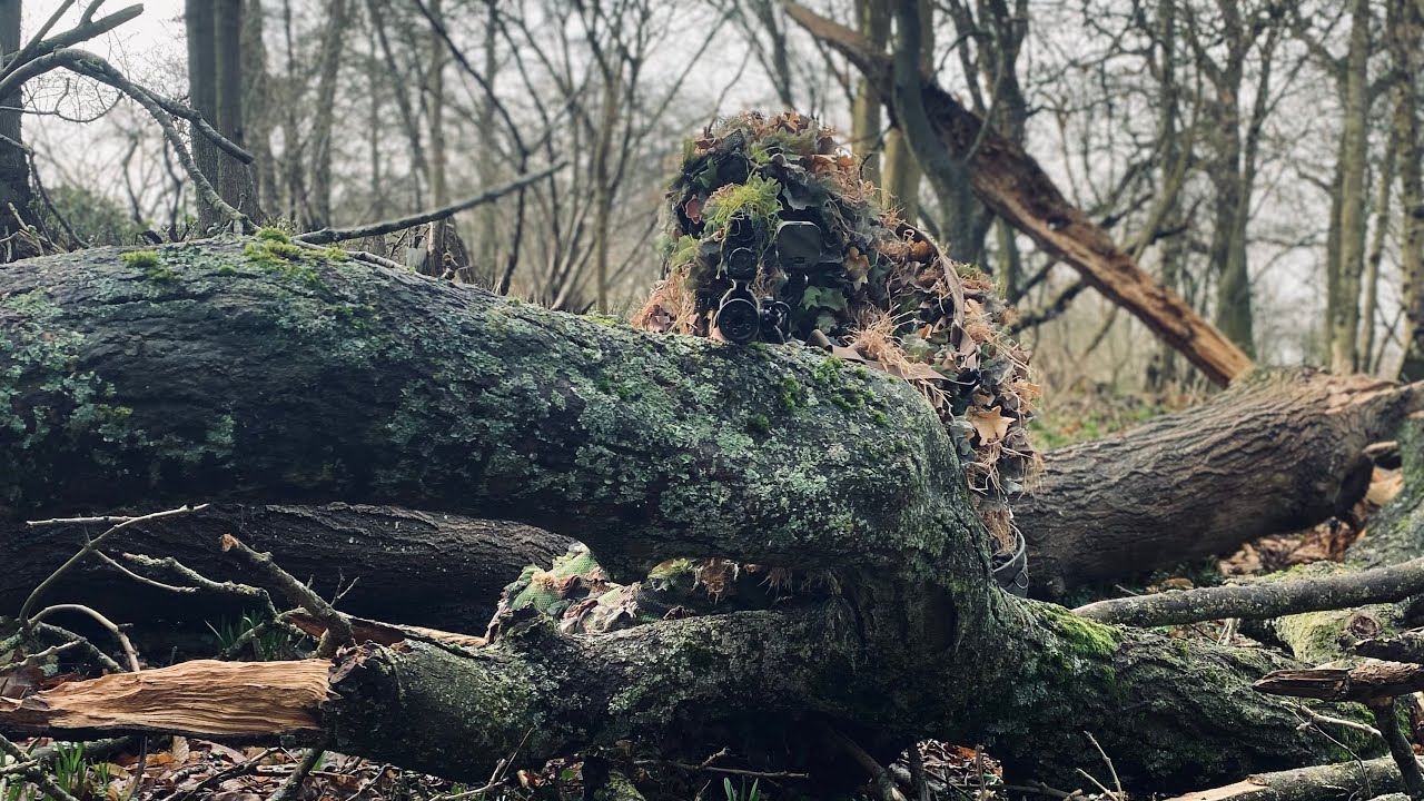 Airsoft Ghillie Sniper with MDR-X  game play highlights
