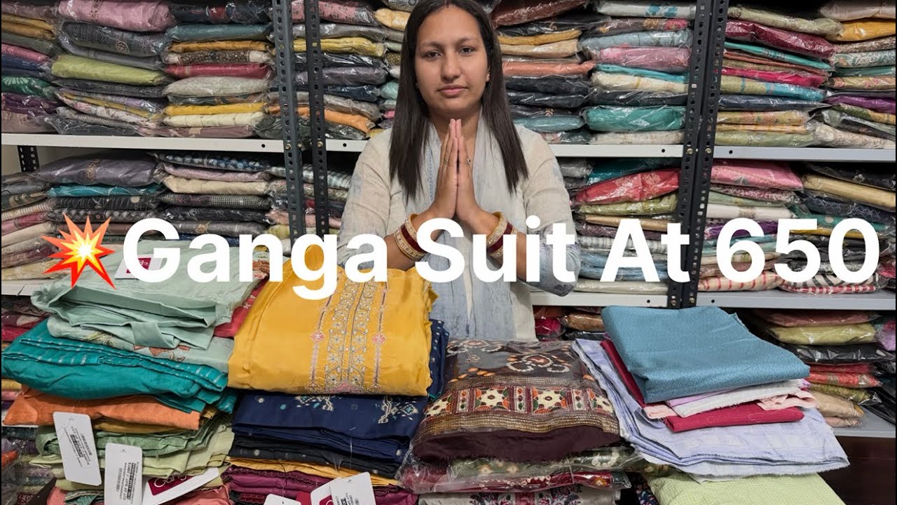 Ganga Suit defect @650🔥🔥 Ganga party wear wholesale collection💥💥