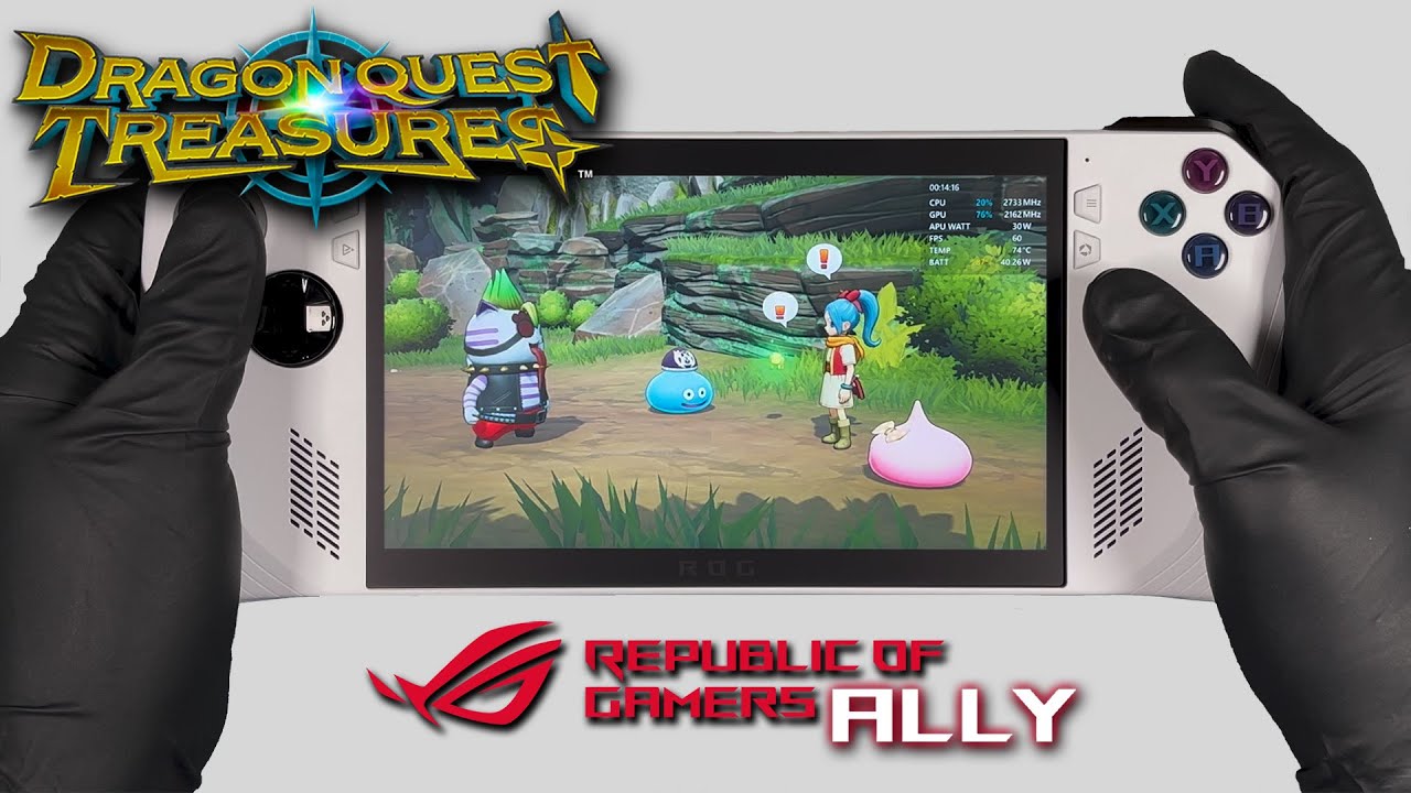 Dragon Quest Treasures  | RoG Ally Gameplay | Windows OS