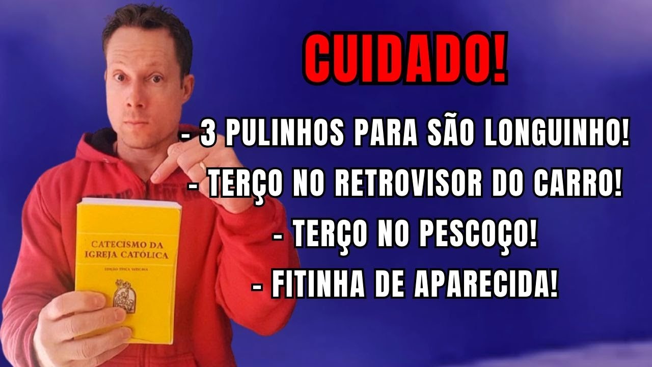 CUIDADO! Muitos católicos fazem isso, mas é pecado grave da superstição! #igrejacatólica #simpatia