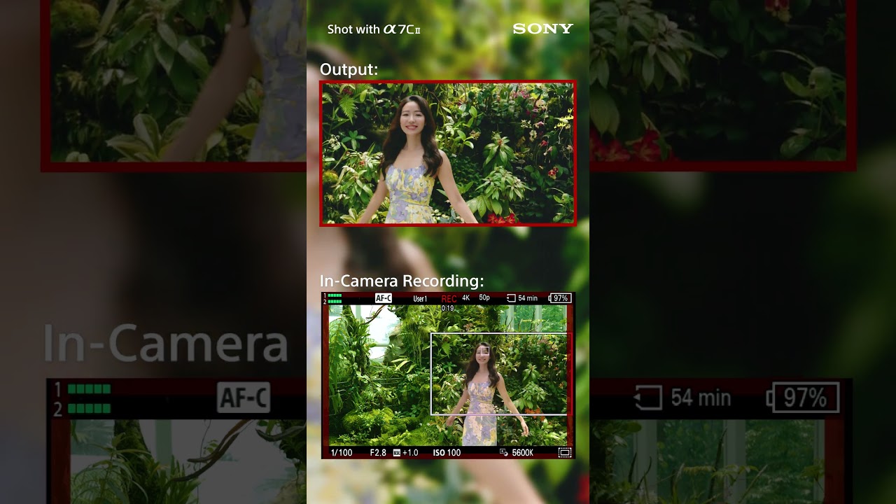 Alpha 7C II | Auto Framing powered by AI | Sony | &alpha;
