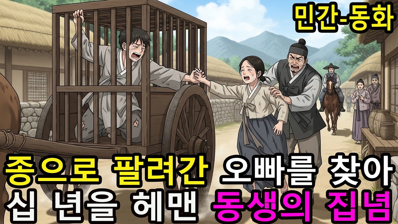 종으로 팔려간 오빠를 찾아 십 년을 헤맨 동생의 집념  옛날이야기  야담  오디오북  수면동화  민담